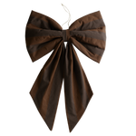 Solène Large Brown Bow