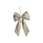 Solène Medium Cotton Beige Bow