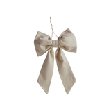 Solène Medium Cotton Beige Bow