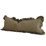 Solero Olive Green Bolster Cushion