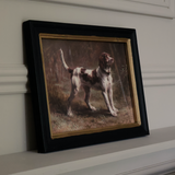 Standing Spaniel in Woodland Light Framed Print