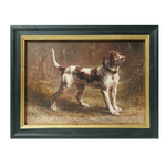 Standing Spaniel in Woodland Light Framed Picture