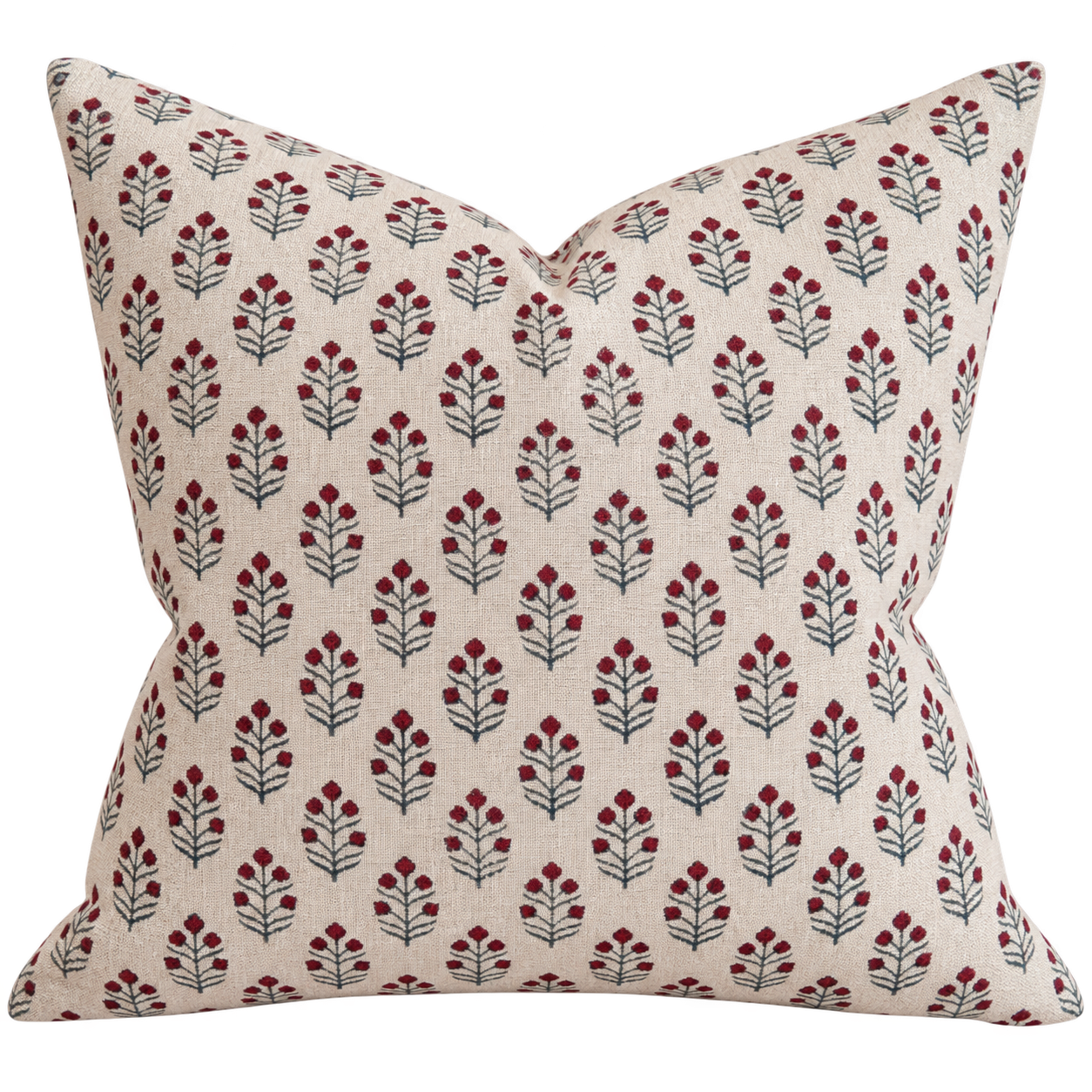 The Eliza Oatmeal Floral Cushion
