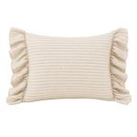 The Florence Cream Antique Frill Cushion