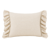 The Florence Cream Antique Frill Cushion
