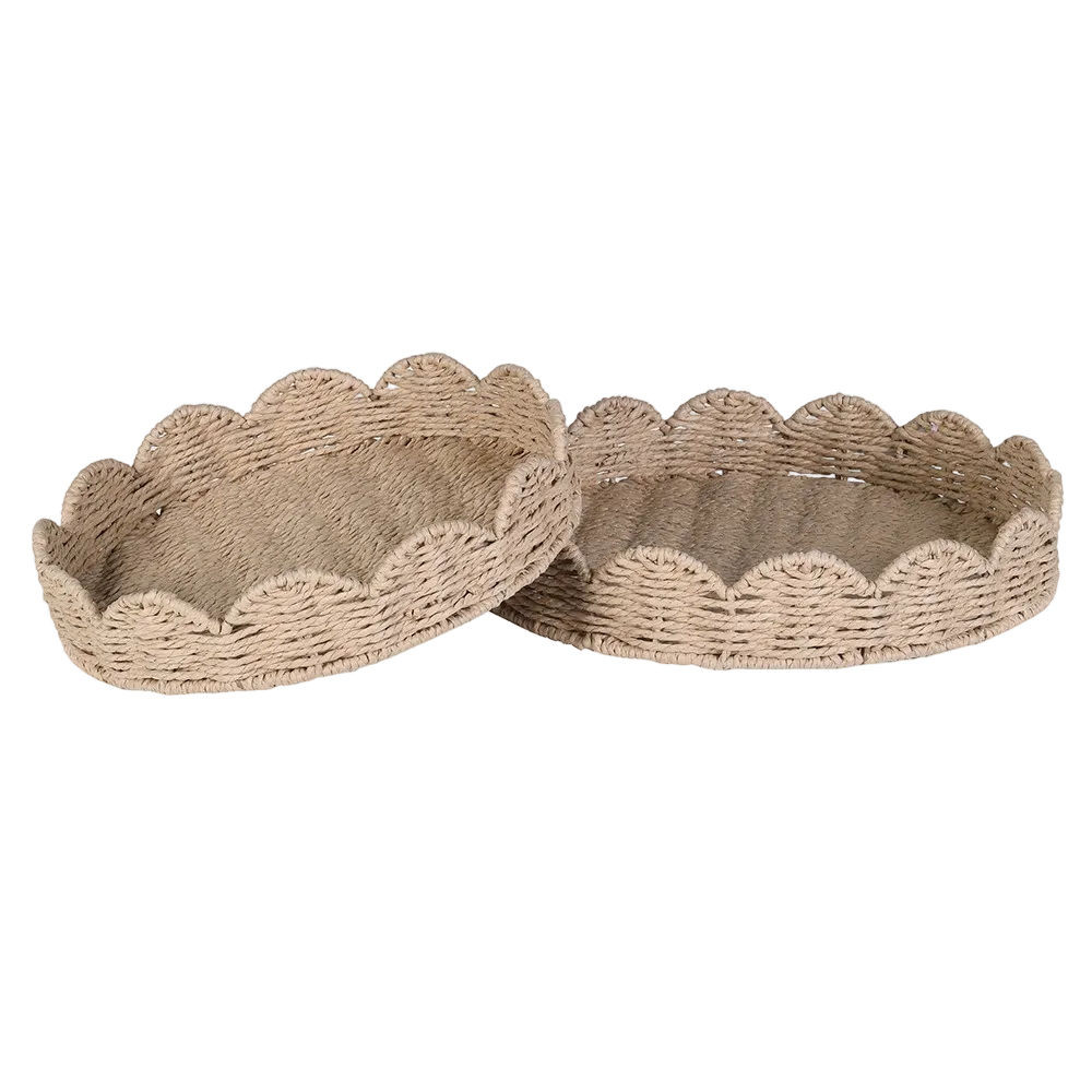 The Meadow Woven Trays – Set of 2