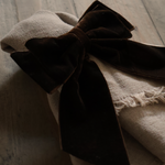Brown Velvet Bow