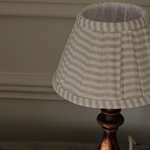 Wetherby Table Lamp with Striped Pleated Shade