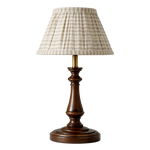 Wetherby Table Lamp with Striped Pleated Shade