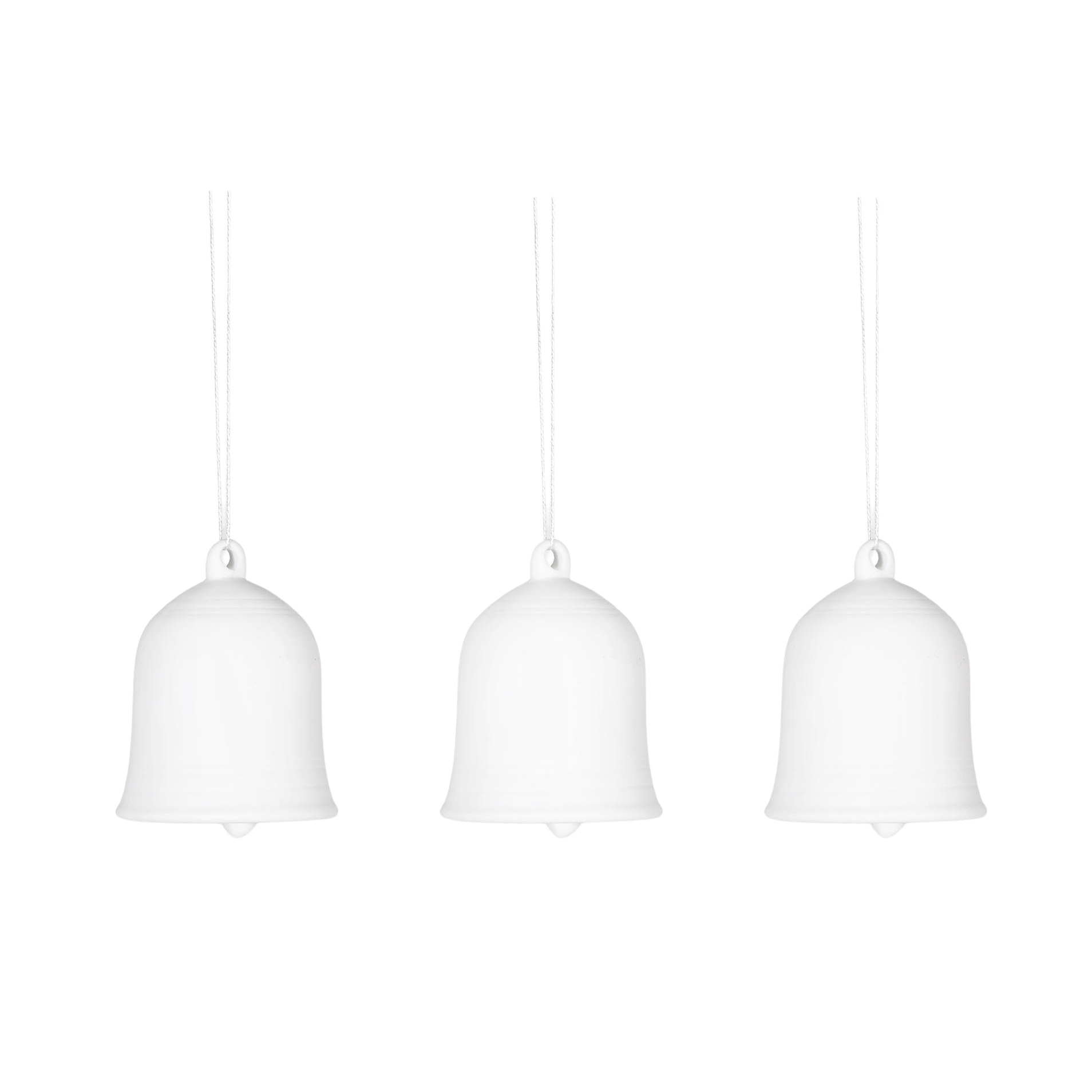 White Bells (Set of 3)