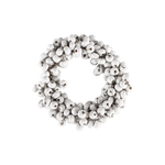 White Berry Wooden Napkin Ring 