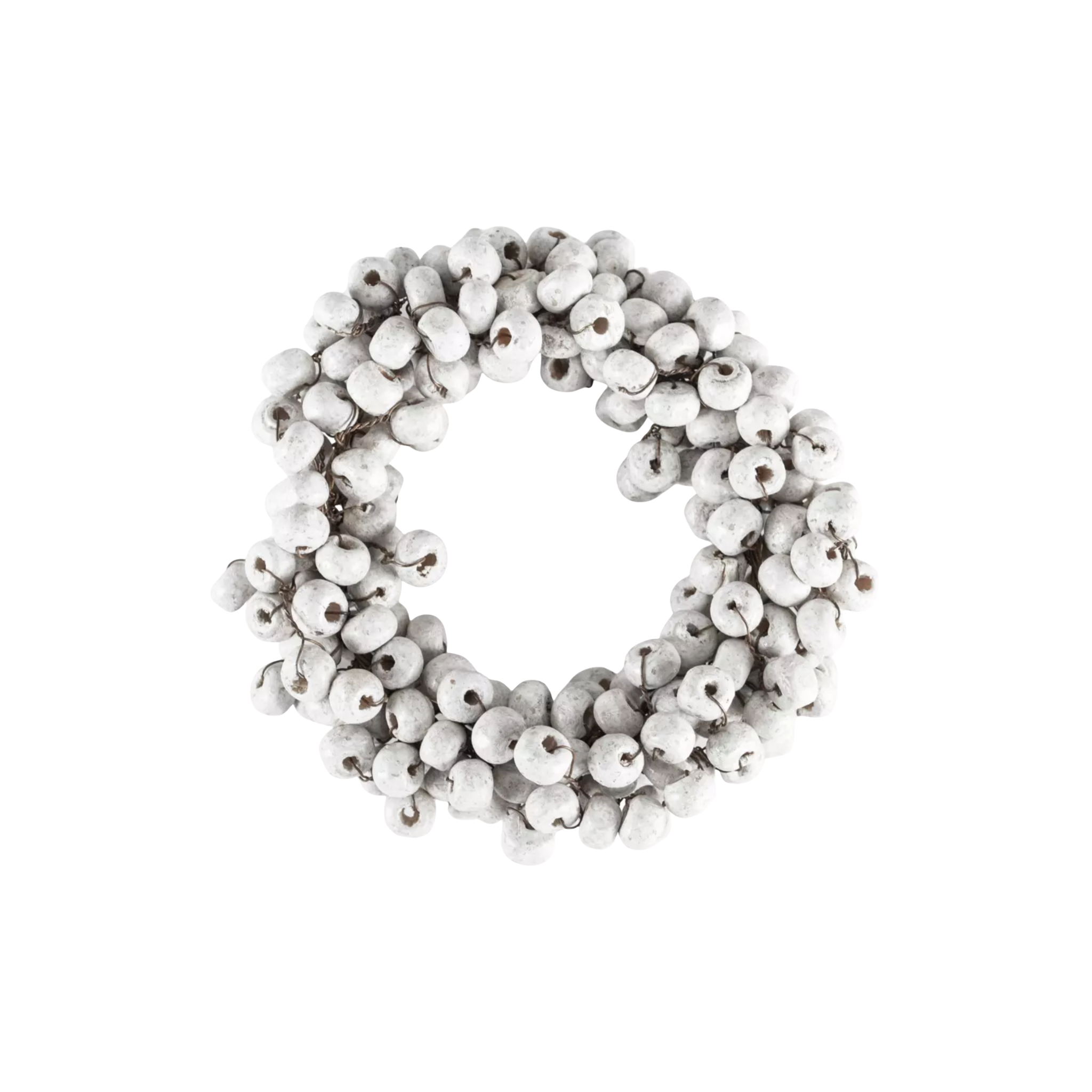 White Berry Wooden Napkin Ring 