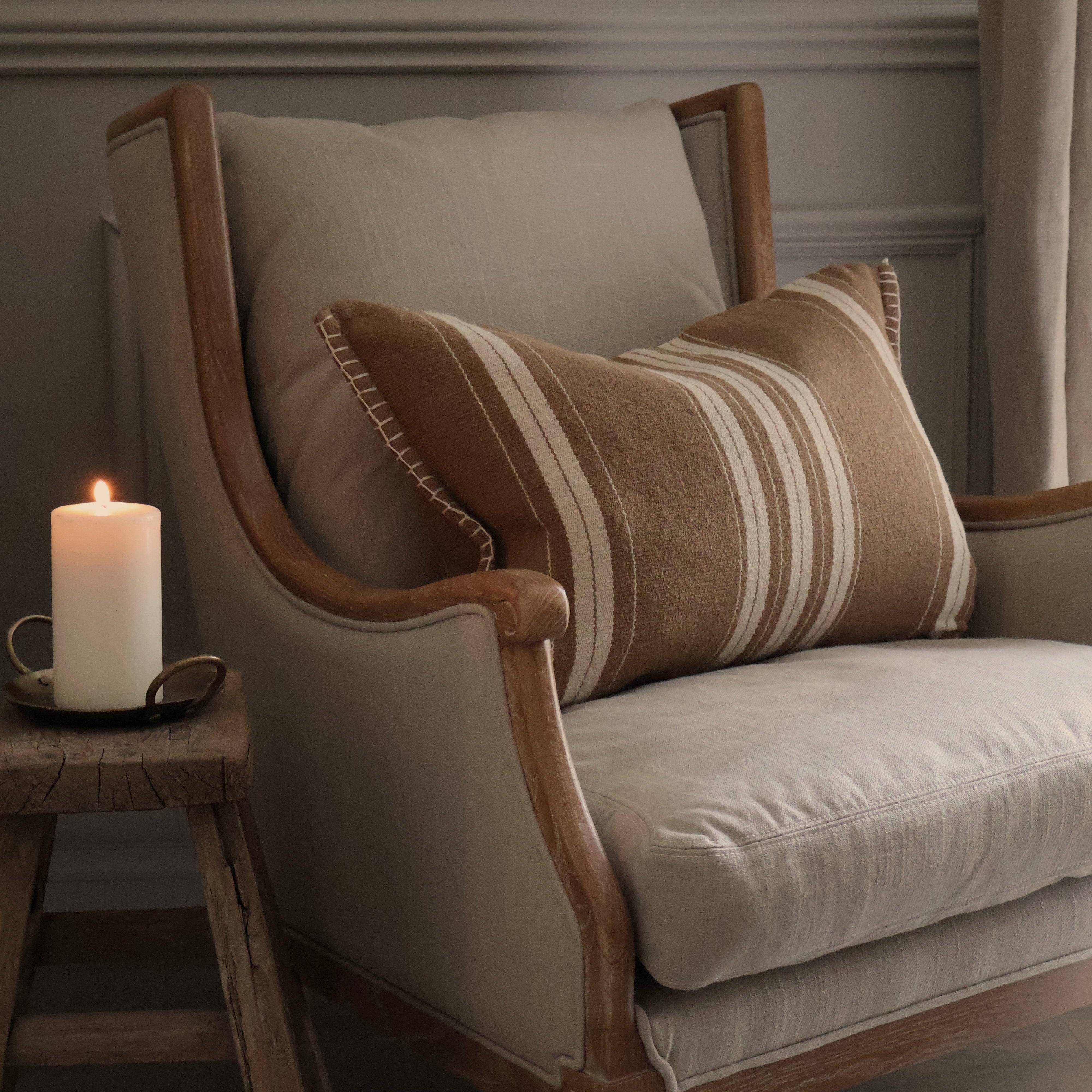 Éloise Striped Cushion